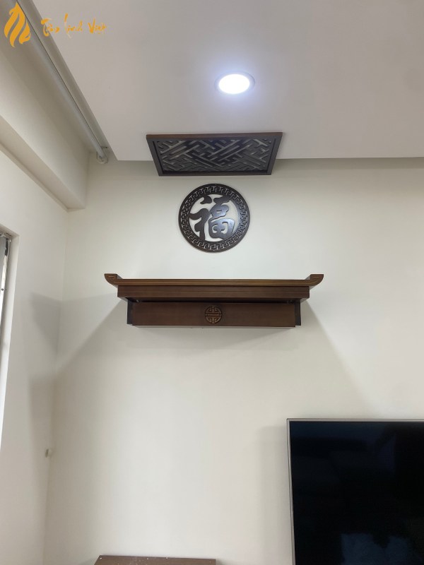 Bàn thờ treo thờ phật dược sư 