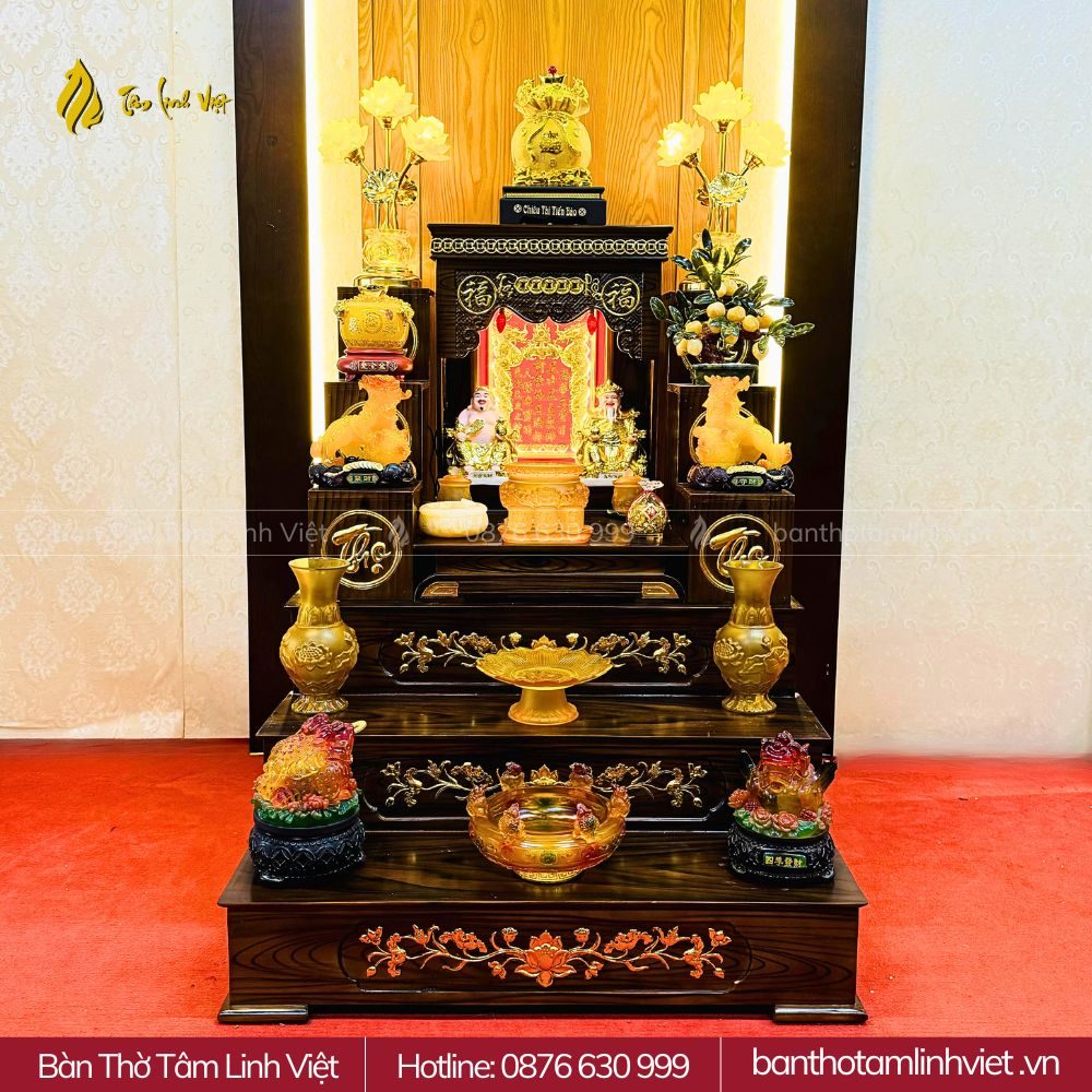 Đặt bàn thờ Thần Tài tại những vị trí sạch sẽ, thông thoáng